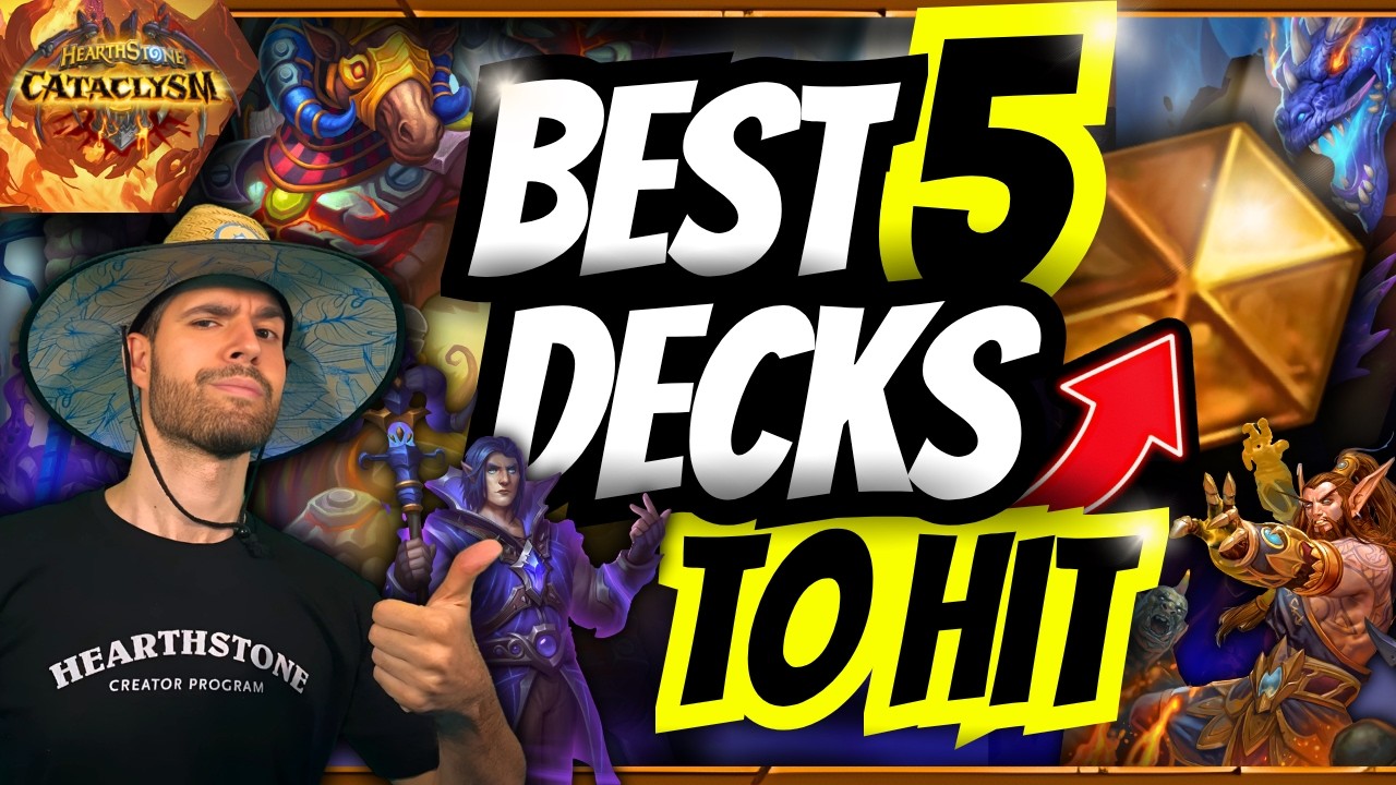 🏆 BEST HEARTHSTONE DECKS AFTER THE PATCH! June Meta Report 🔥