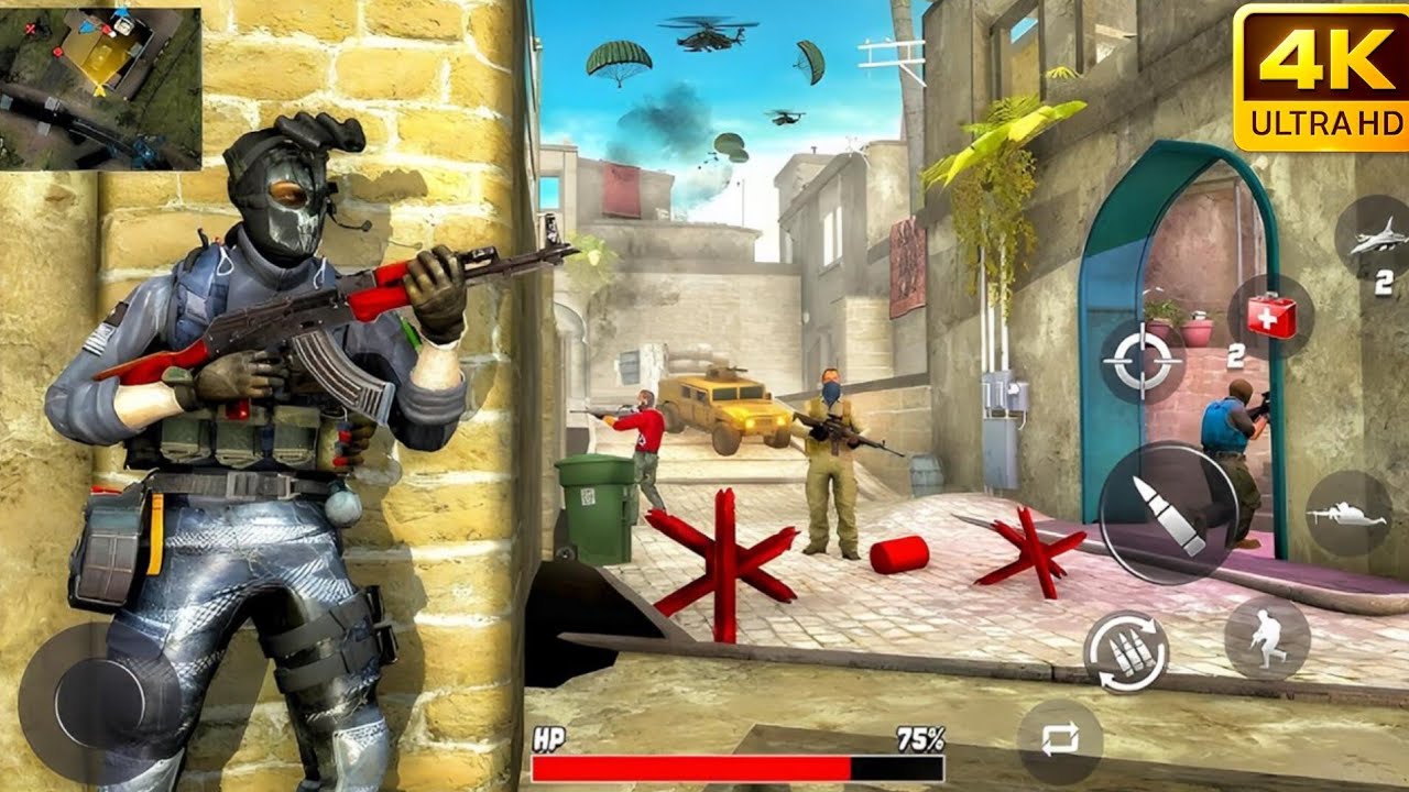 Real Commando Shooting Games ASSAULT Level 31–40 | Hard Mission Gameplay
