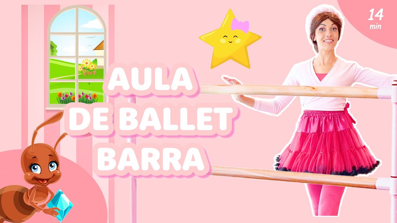 Ballet infantil | Aula de ballet barra para crianças | Músicas infantis e brincadeiras!