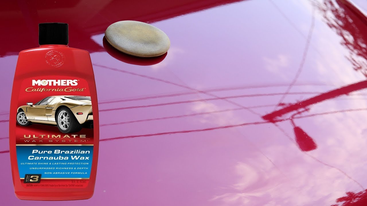 Car Paint Restoration Step #3 Mothers Pure Brazillian Carnauba Wax