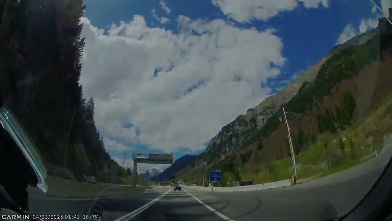 Arlberg Tunnel - Austria Time Lapse April 2025