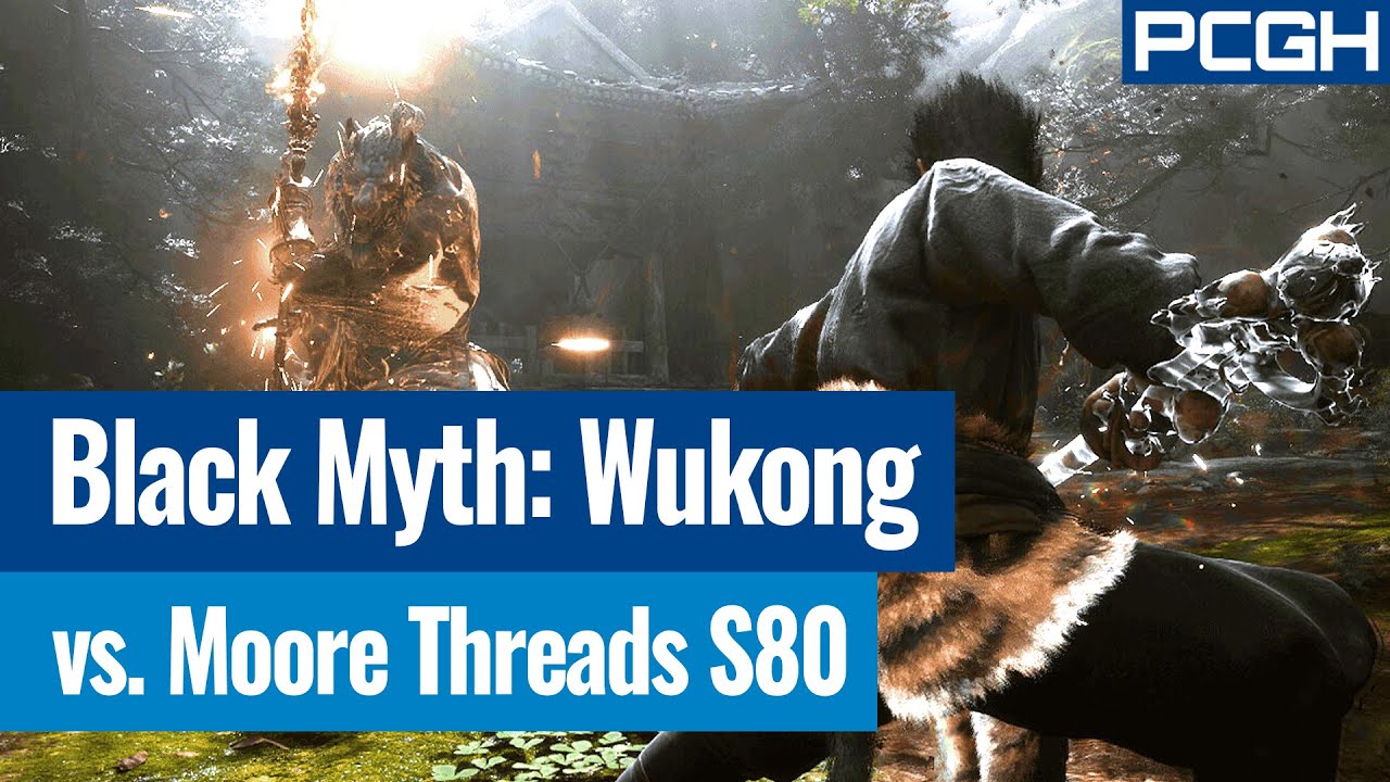 Black Myth Wukong @ Moore Threads MTT S80 | ChunXiao Benchmark Test | Can it run Wukong?