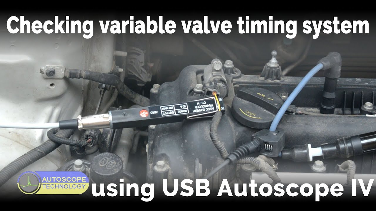 Checking a variable valve timing system on a Kia Seed 1.6L 2013