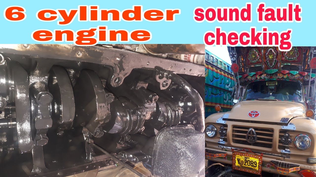 diesel engine sound fault checking Bedford truck,