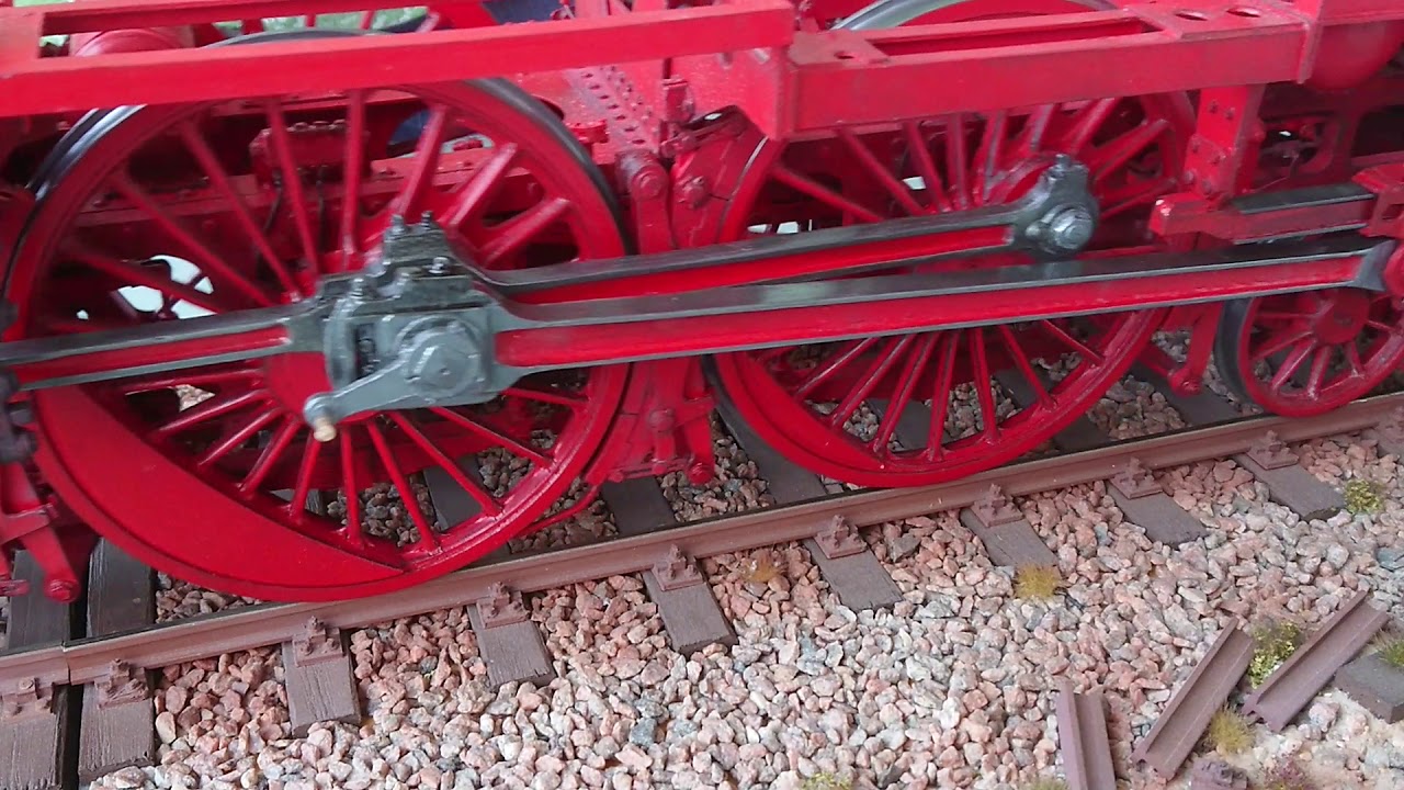 Dampflok BR 03 M1:16 Kartonmodellbau, erster Probelauf