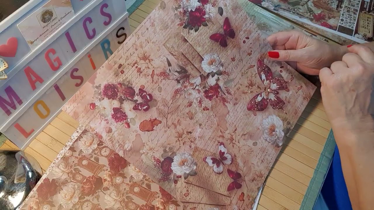 TUTO ALBUM BOOK LOVERS  - PRESENTATION DU COLIS