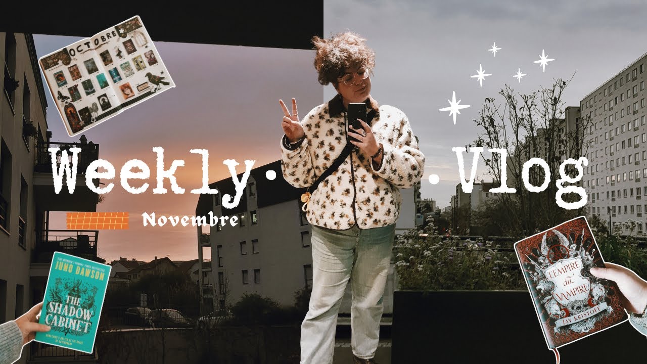 Weekly Vlog : journaling, coloriage et lecture de pavé 📚✨