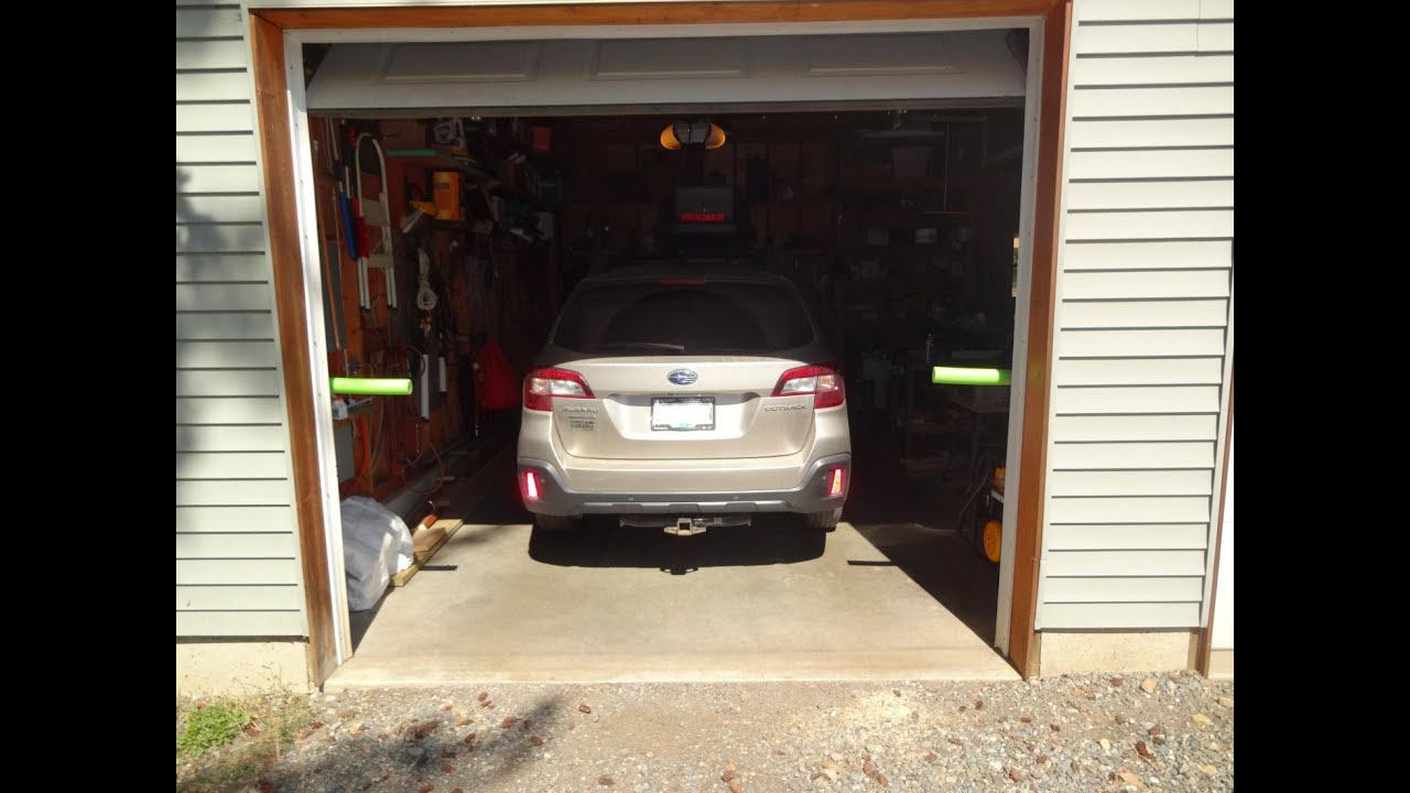 Garage parking aid.