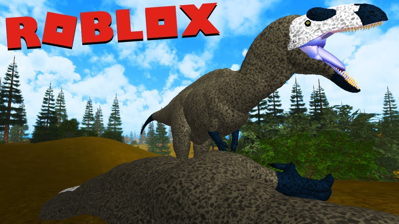 Roblox (Era Of Terror) | Jogando de Acrocantossauro, Caçando Saurópodes e Triceratopes | (PT/BR)