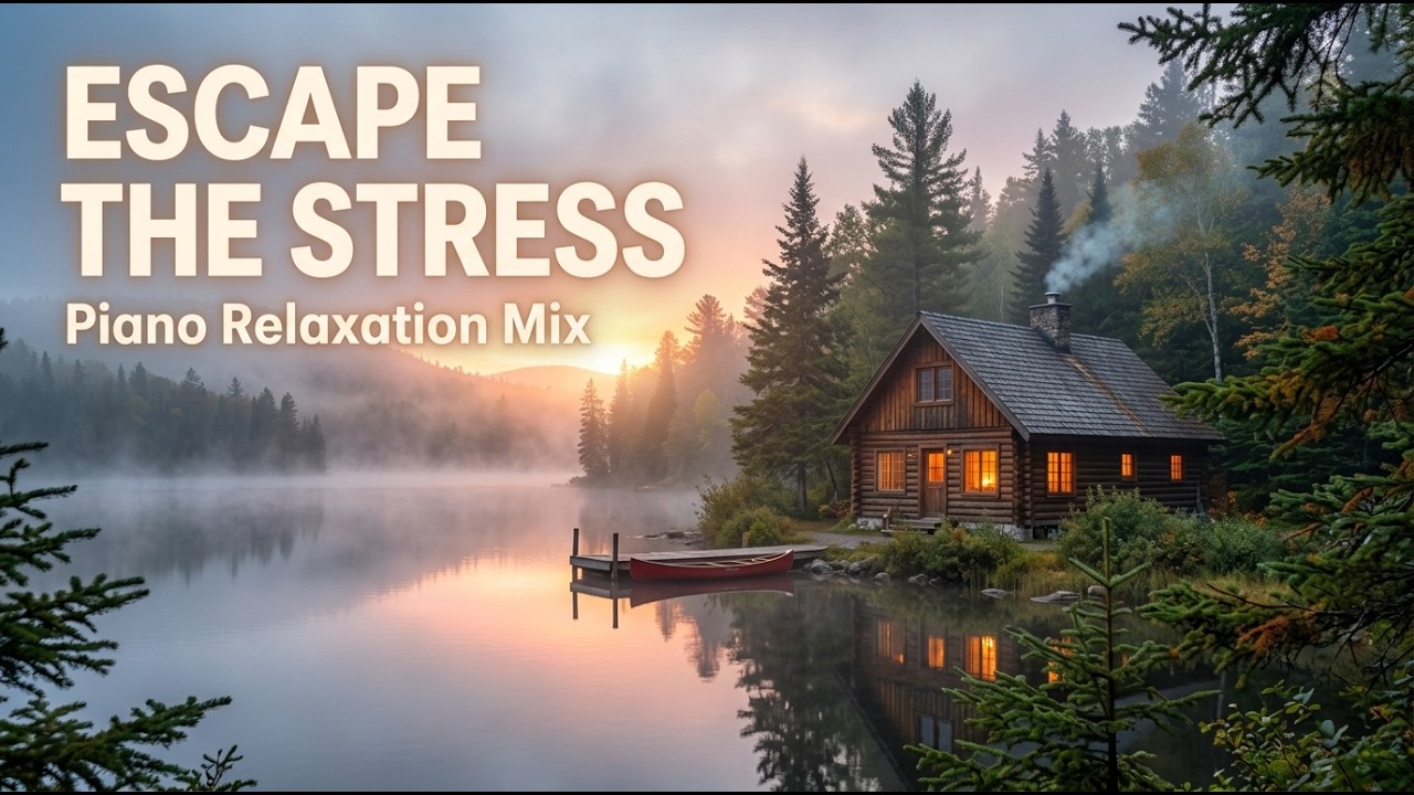 LIVE 24/7 🌿 Relaxing Spa Piano Music with Natural Water Sounds for Stress Reduction,Sleep&Relaxation