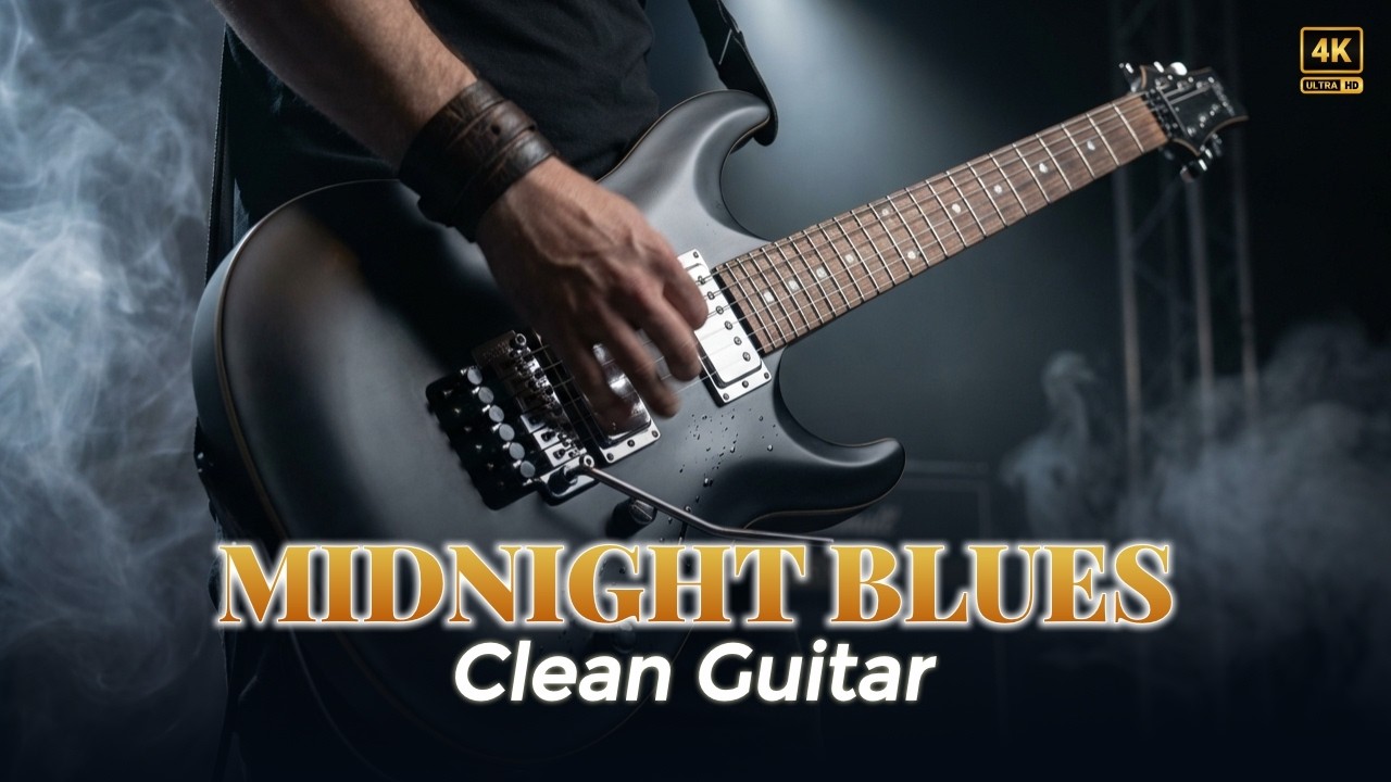 Clean Electric Blues Guitar – Late Night Instrumental for Relax & Focus  | Vol. 26