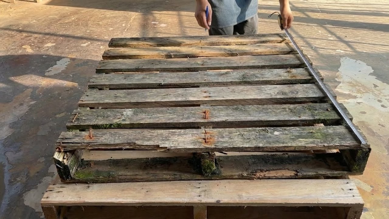 5 Broken Pallets ... 1 Unique Masterpiece! You Won't Believe the Result