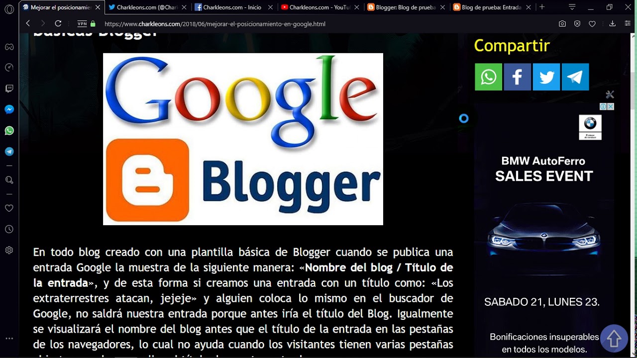 Mejorar el posicionamiento en Google -  Plantillas b&aacute;sicas Blogger