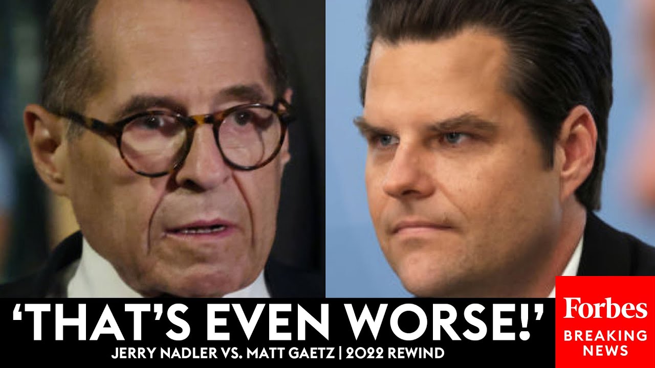 Jerry Nadler Spars With Matt Gaetz In House Judiciary Committee | 2022 Rewind