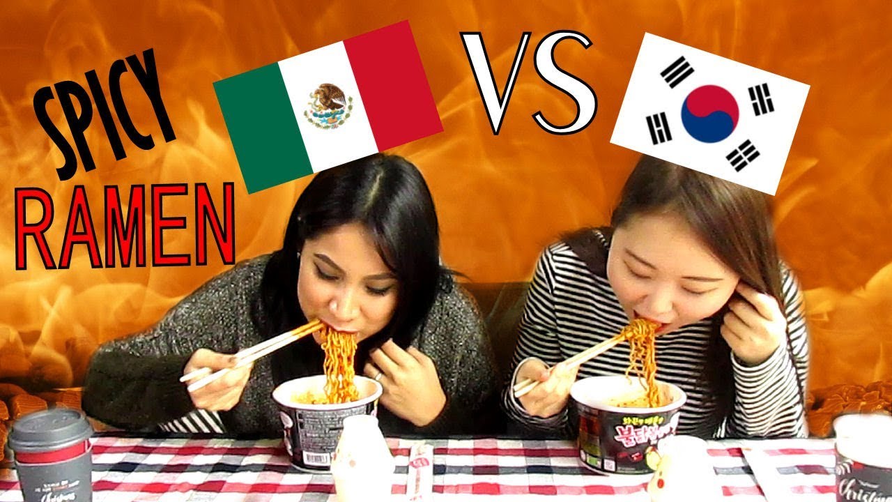 RAMEN PICANTE COREANA VS MEXICANA