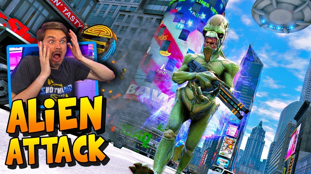 GTA 5 New York City Alien Attack! (Liberty City Mod) #GTA5 #GrandTheftAuto5 #GTA5Mods