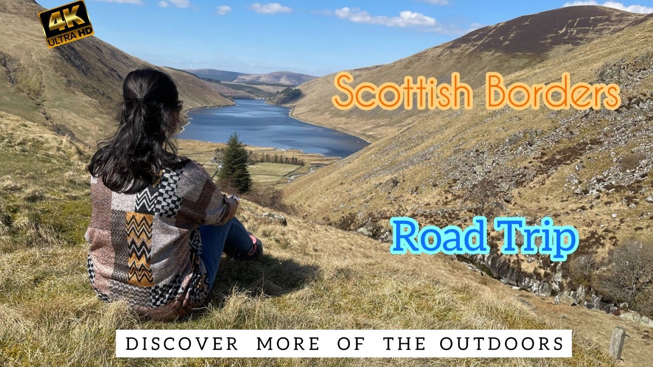 Day trip to the Scottish Borders from Edinburgh after lockdown lifted - Road Trip 4K