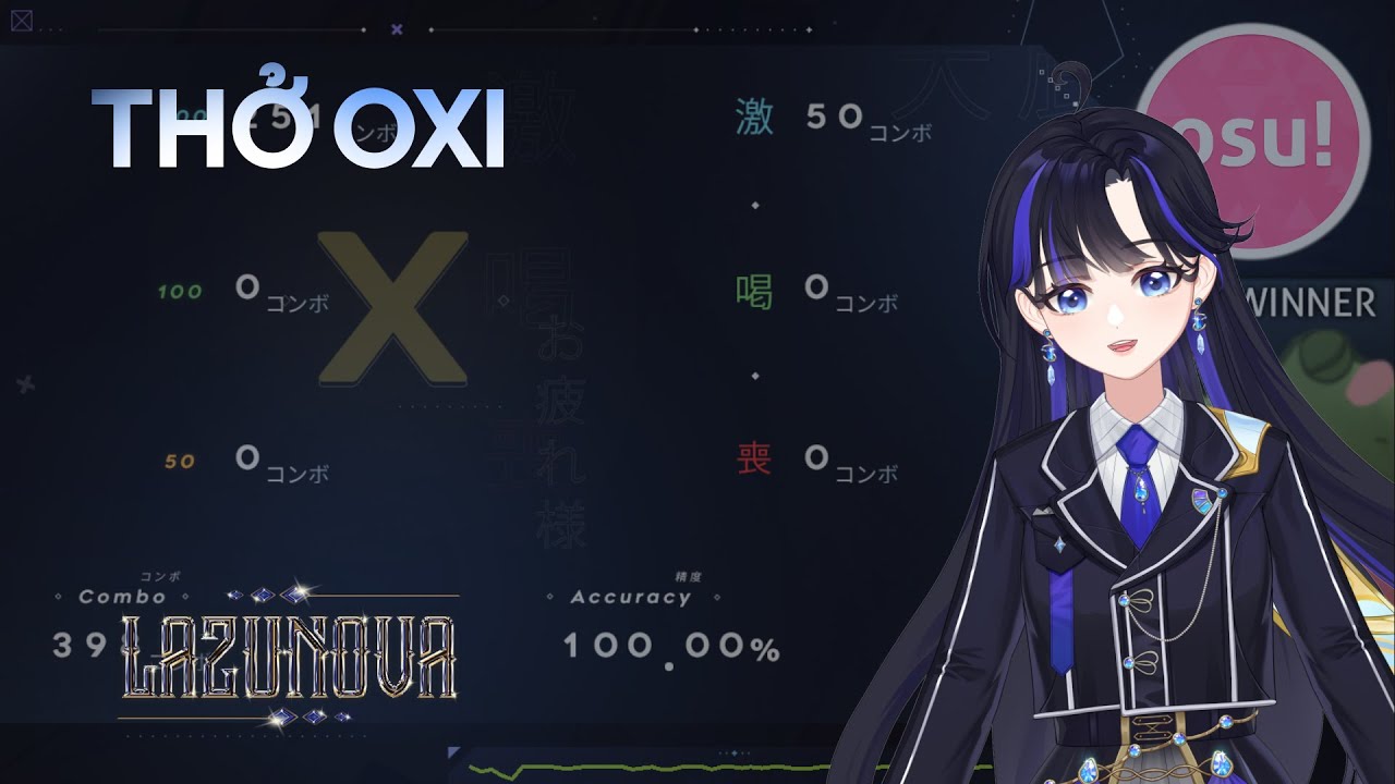 🔴 [OSU!] LẦN ĐẦU CHƠI OSU | VN VTUBER ✩₊˚.⋆☾⋆⁺₊