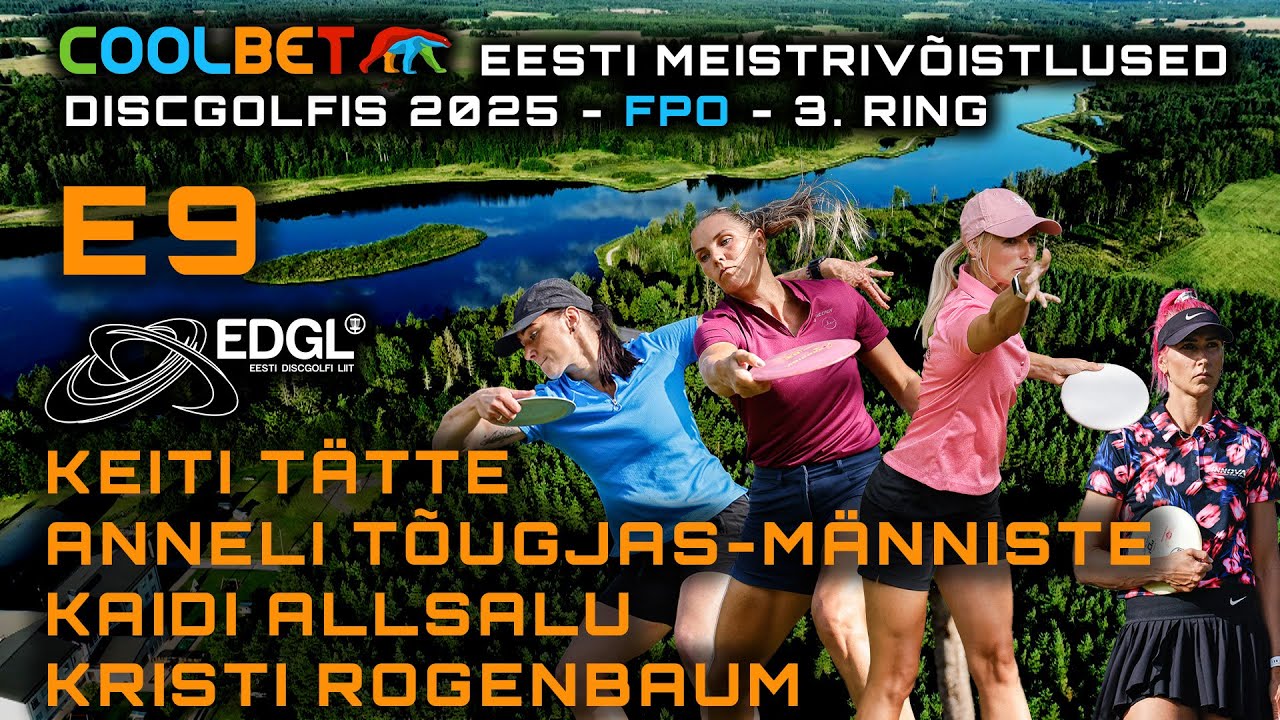 Coolbet Eesti meistrivõistlused discgolfis 2025 - FPO 3. ring