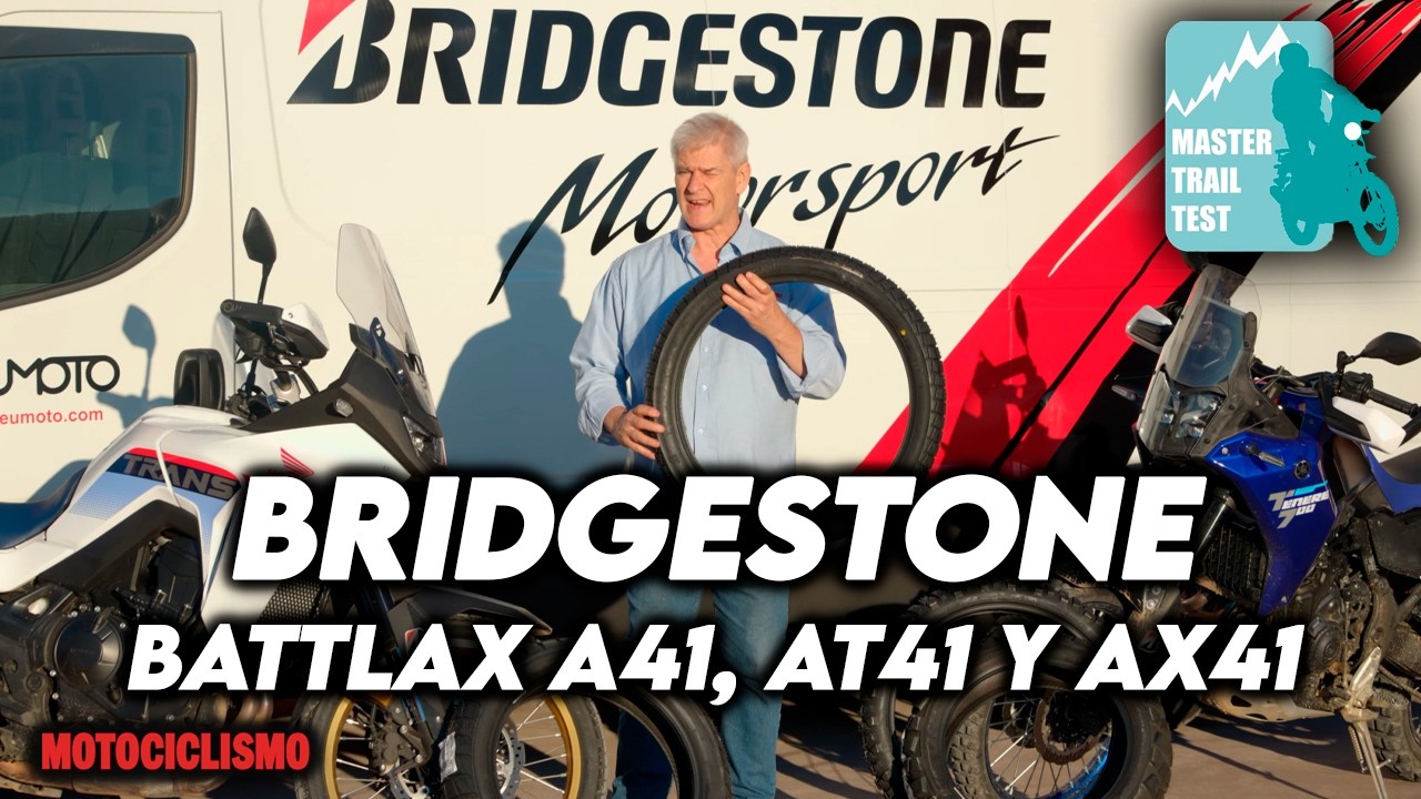 Bridgestone Battlax A41, AT41 y AX41, los neumáticos del master Trail test | MOTOCICLISMO