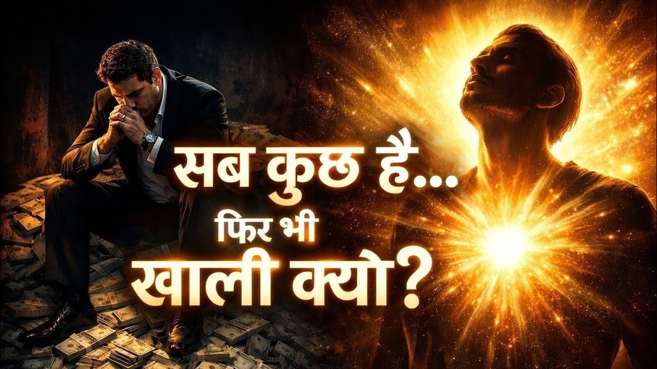 मनुष्य अंदर से खाली क्यों है? | जीवन का सबसे बड़ा सत्य #spirituality #wisdom #motivation #bhakti #yt