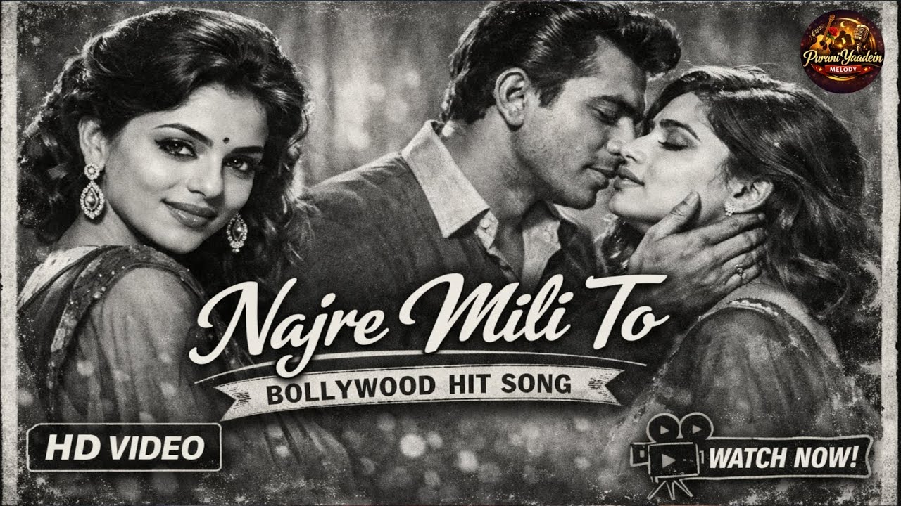 Najre Mili To Gazal Ban Gai Hai | Romantic Bollywood Song | Old Is Gold Love Melody
