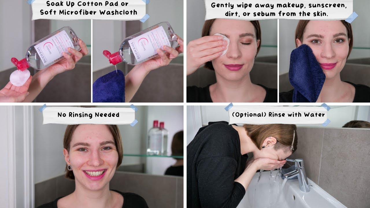 How to use Bioderma Sensibio H2O Micellar Water