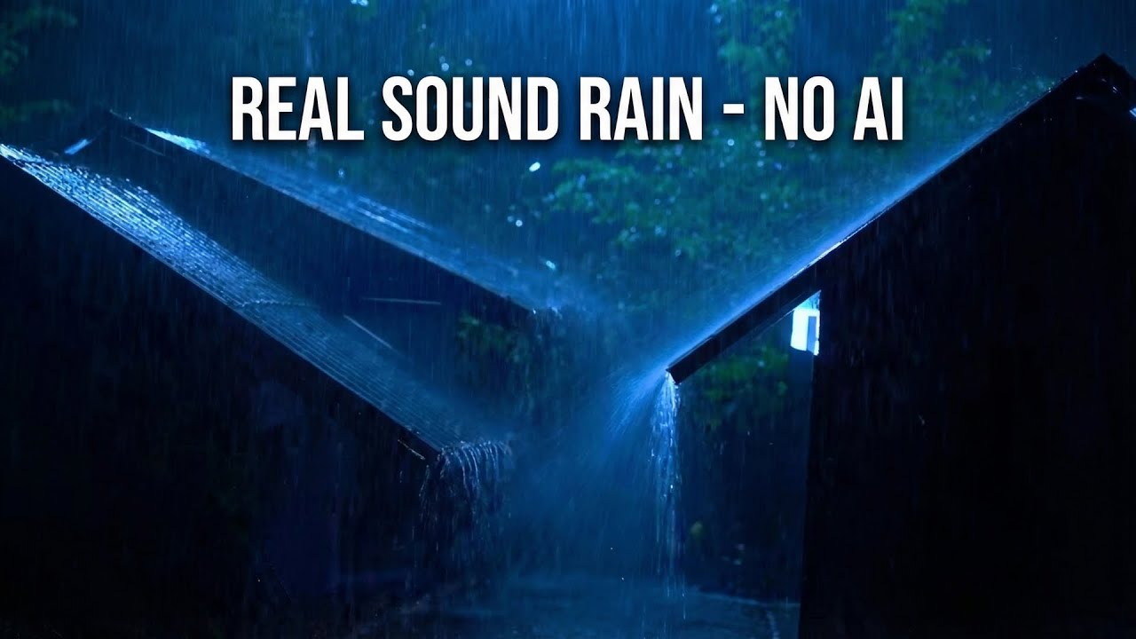 🌧️ Rain Ambience for Deep Sleep and Relaxation – Calm Night Rain Sounds (4K)