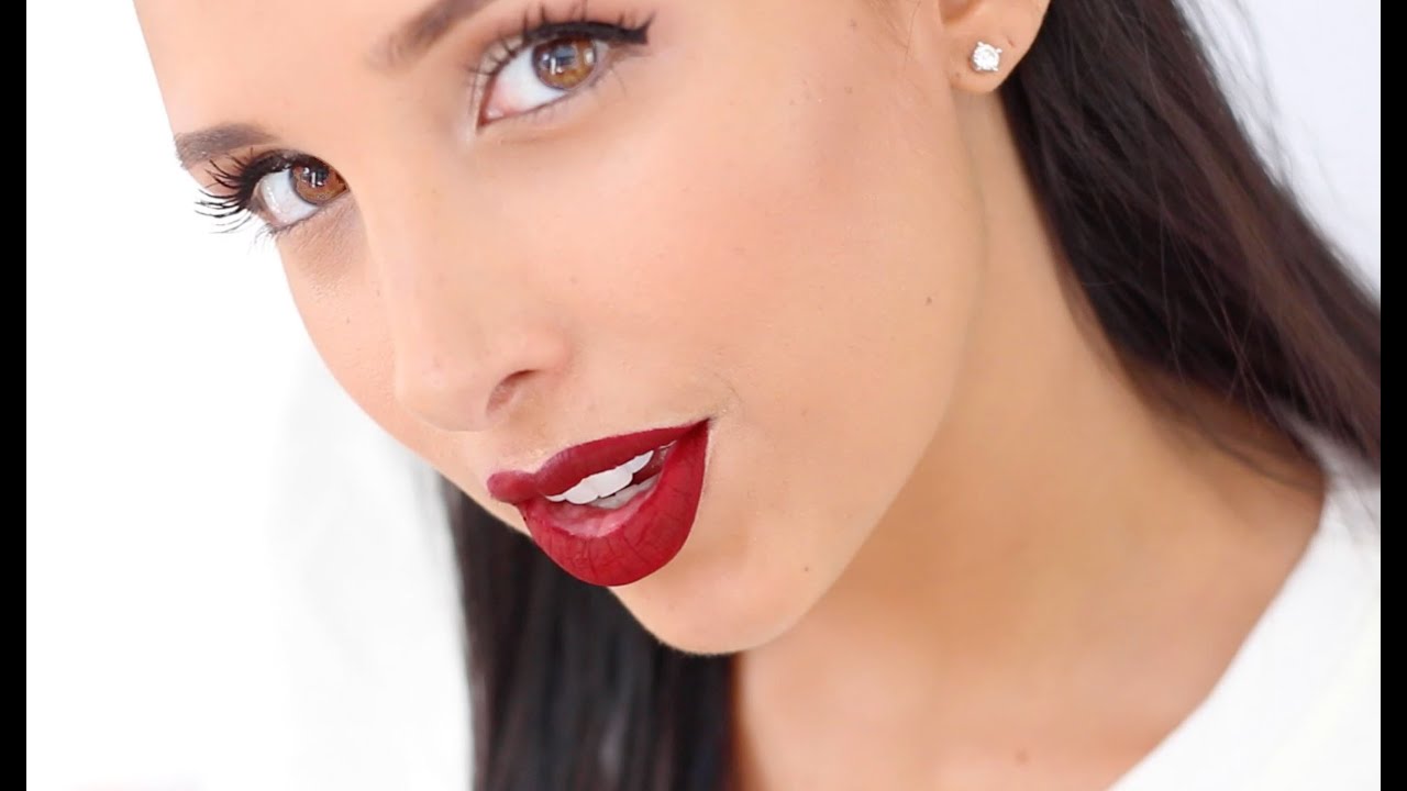 PERFECT Red Lip + Winged Liner Makeup Tutorial