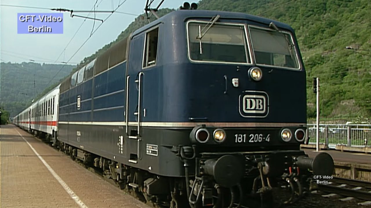 Mit der Baureihe 181.2 und Erz-Zügen über die Moselstrecke