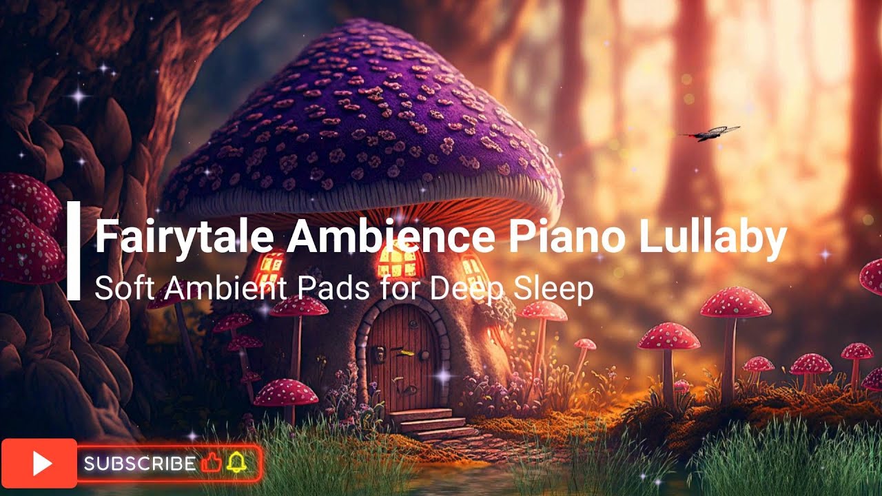 Fairytale Ambience Piano Lullaby | Soft Ambient Pads for Deep Sleep (No Vocals, Seamless Loop)