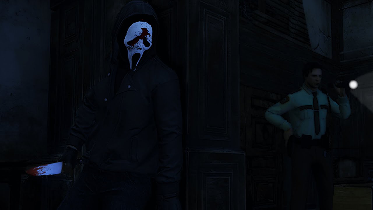 I Nearly Got Arrested as GHOSTFACE | GTA RP