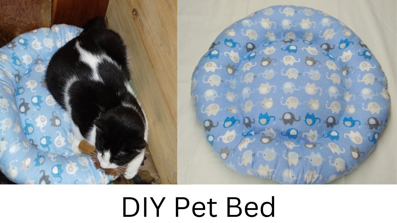 DIY Reversible Pet Bed/Cat Bed Idea/Sewing Ideas