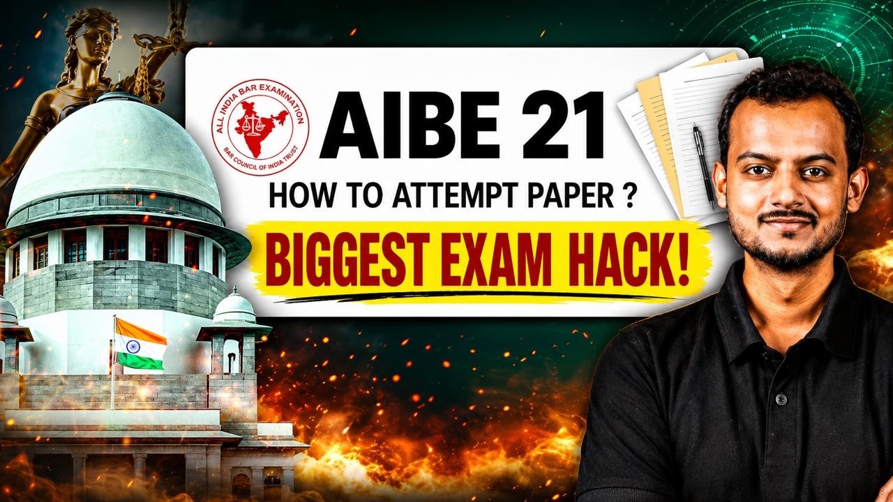 AIBE 21 Exam Hall Tips & Tricks | Complete Paper Attempt Strategy | Pranjal Singh