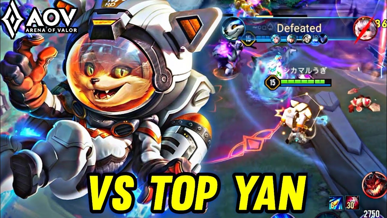 AOV : FENNIK GAMEPLAY | VS TOP YAN - ARENA OF VALOR LIÊNQUÂNMOBILE ROV