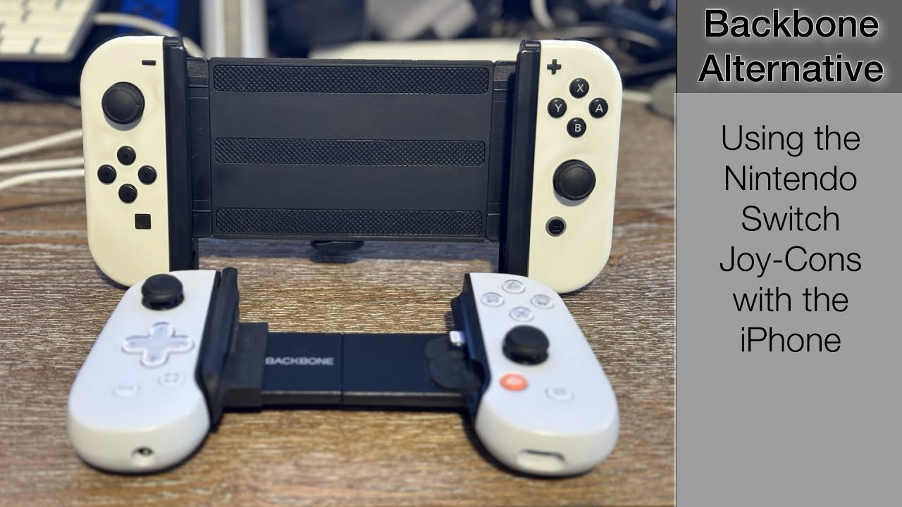 Альтернатива Backbone — использование контроллеров Nintendo Switch Joy-Con с iPhone