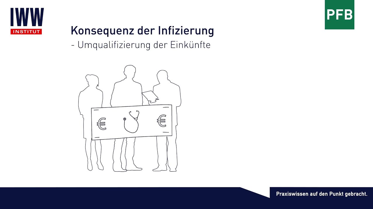 Gewerbliche Infektion einer Berufsausübungsgemeinschaft