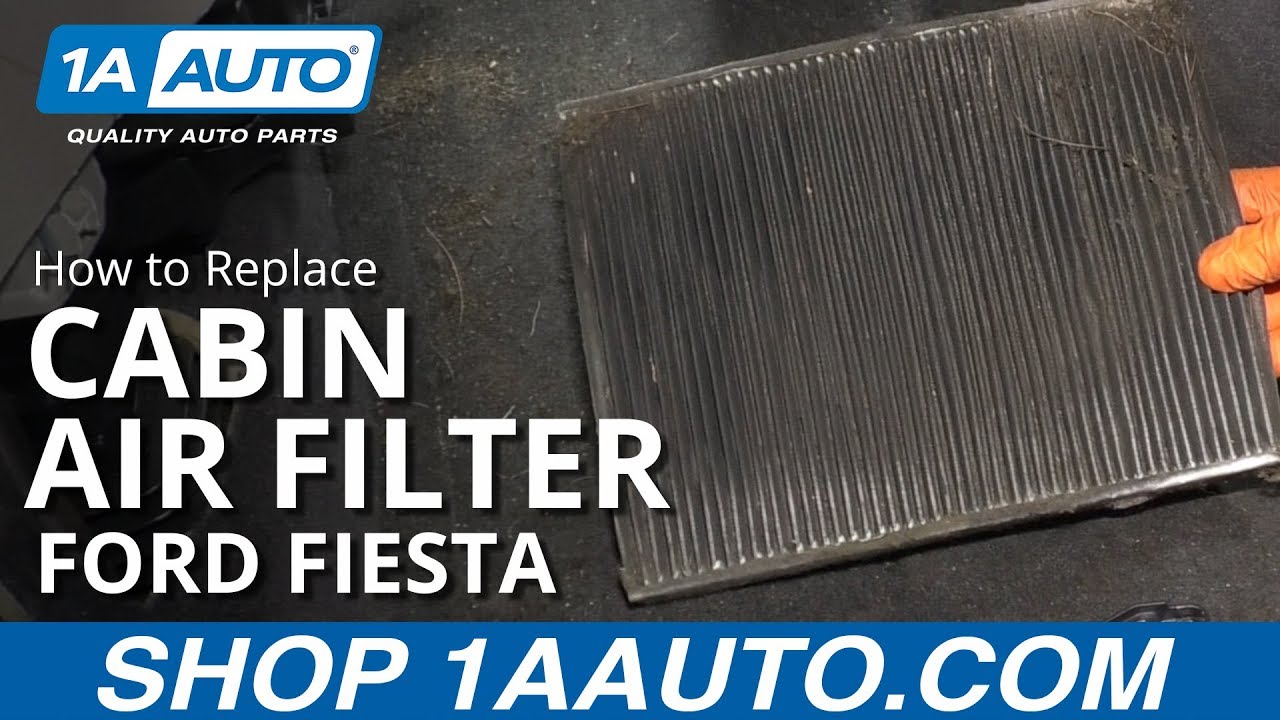 How to Replace Cabin Air Filter 11-17 Ford Fiesta