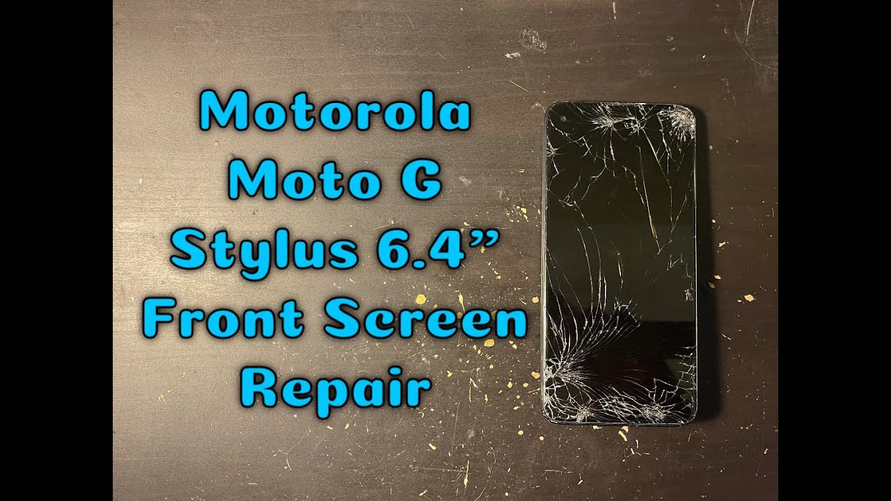 Easy Way to Repair Cracked Front Screen on Motorola Moto G Stylus 6.4" XT2043
