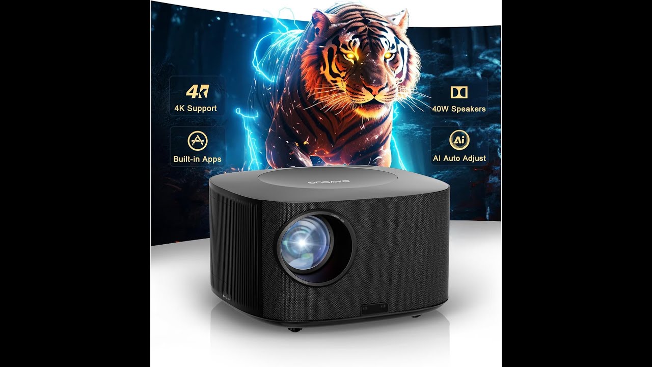 Review: ONOAYO ONO5Pro 2.0 – 4K Smart Projector with 3000 ANSI & Dolby Audio!