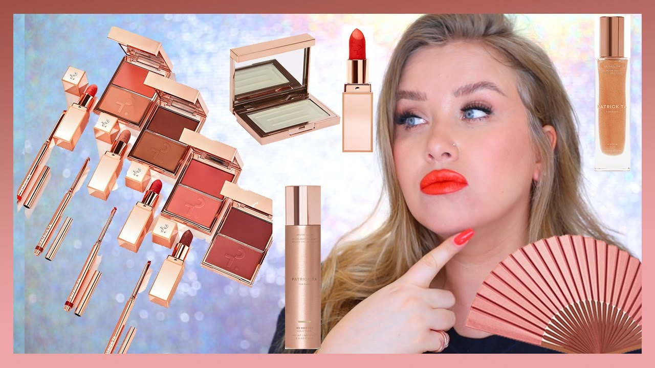 PATRICK TA I Обзор всей линейки от визажиста Gigi Hadid I Макияж супермоделей ⭐️🌸