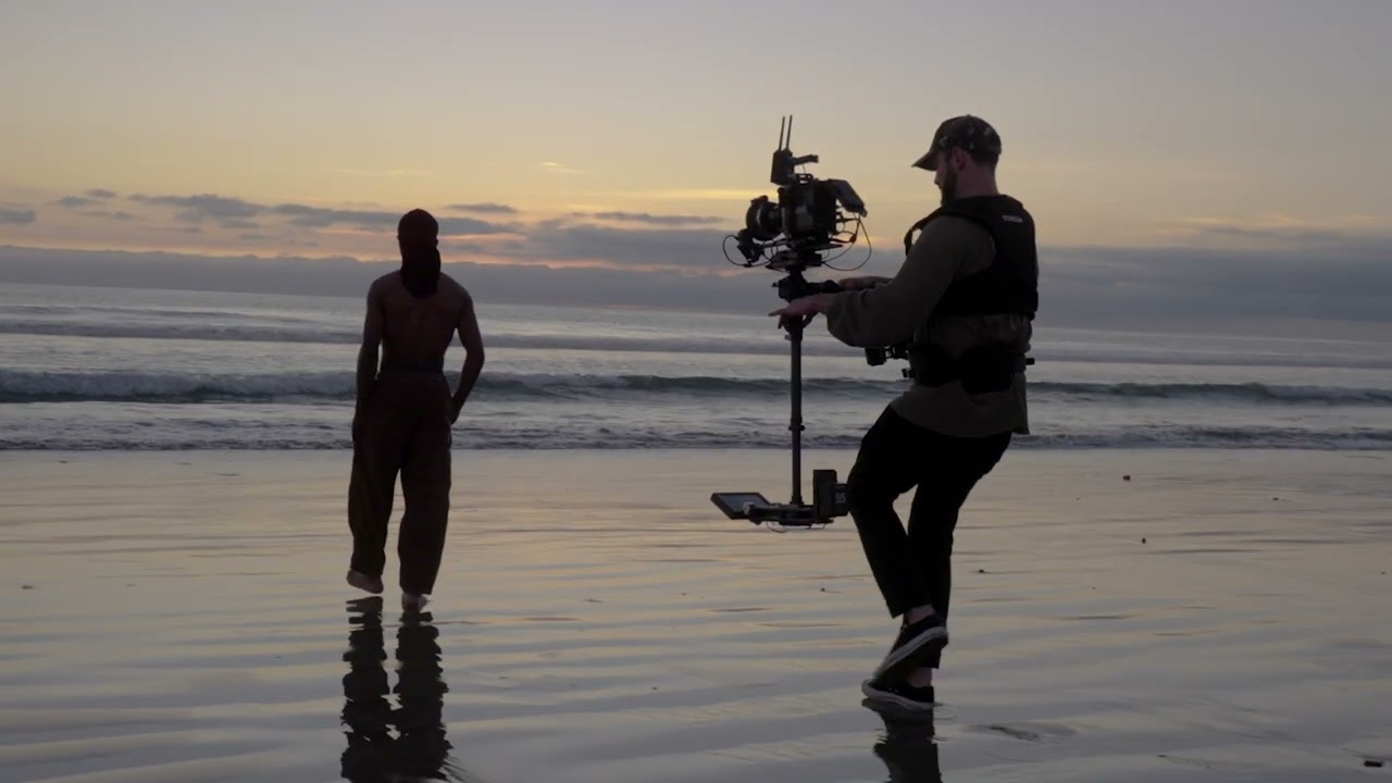 Cinematographer Darren Miller with the Steadicam® Axis™