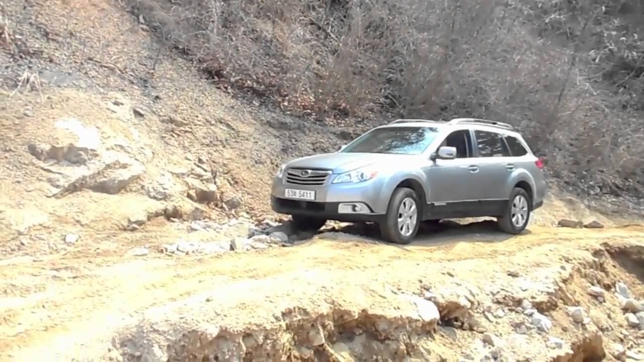 Subaru outback, off road test #01