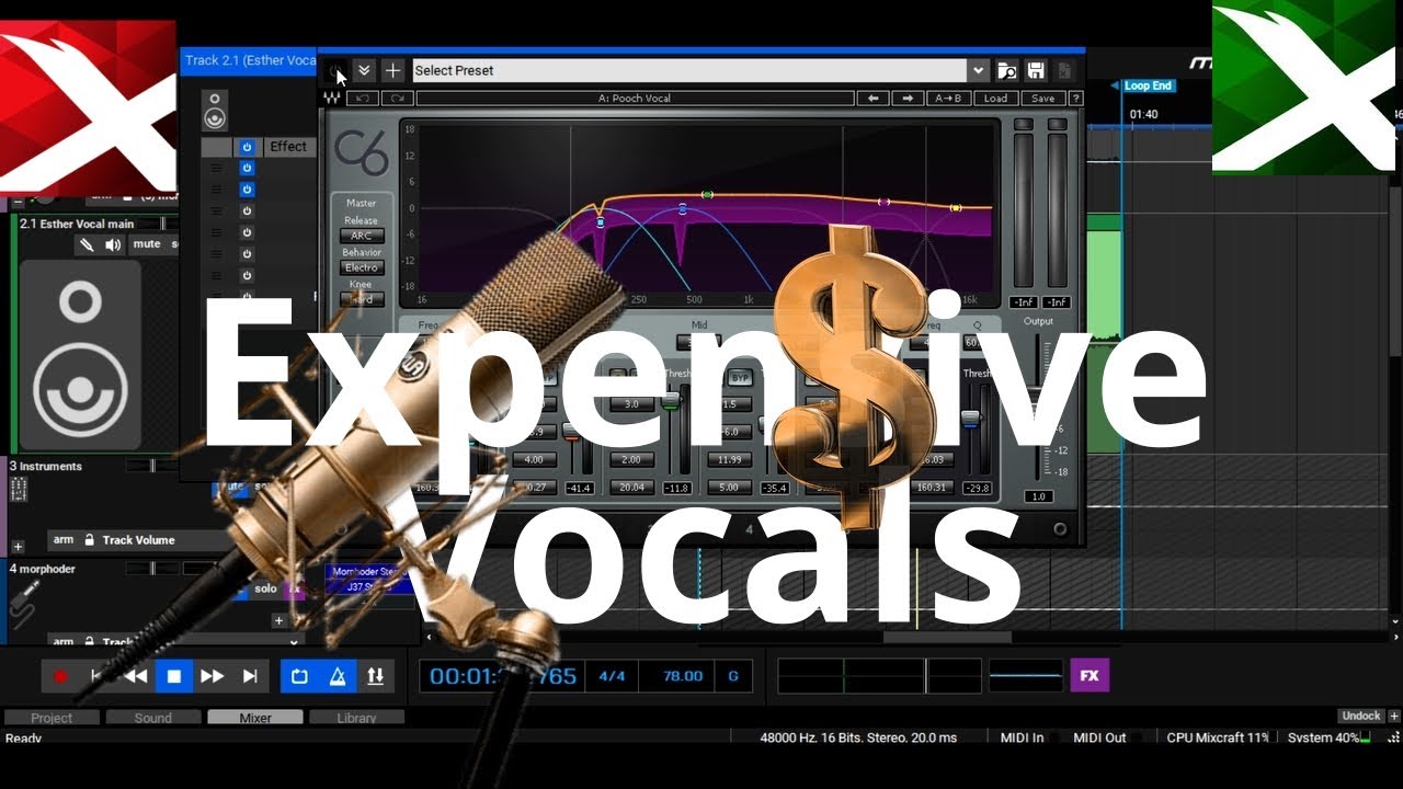 Make Your Vocals Sound Expensive | Mixcraft | Mixing Tutorial