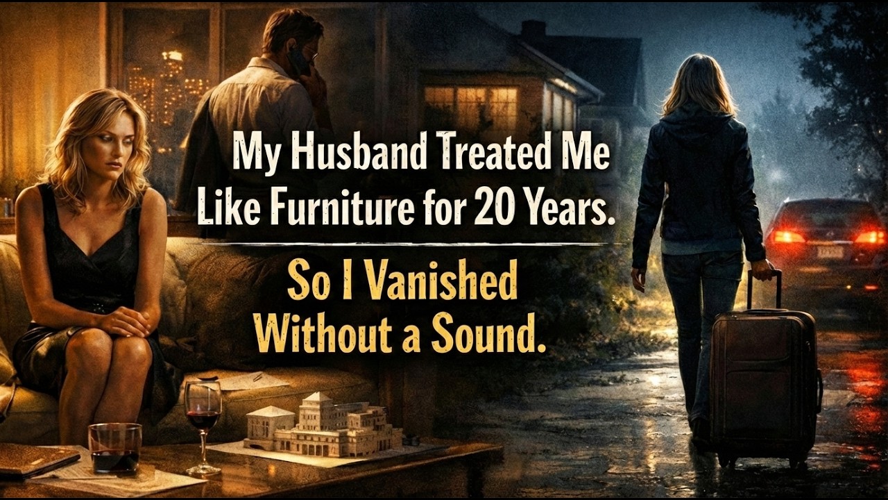 My Husband Treated Me Like Furniture for 20 Years. So I Vanished Without a Sound.