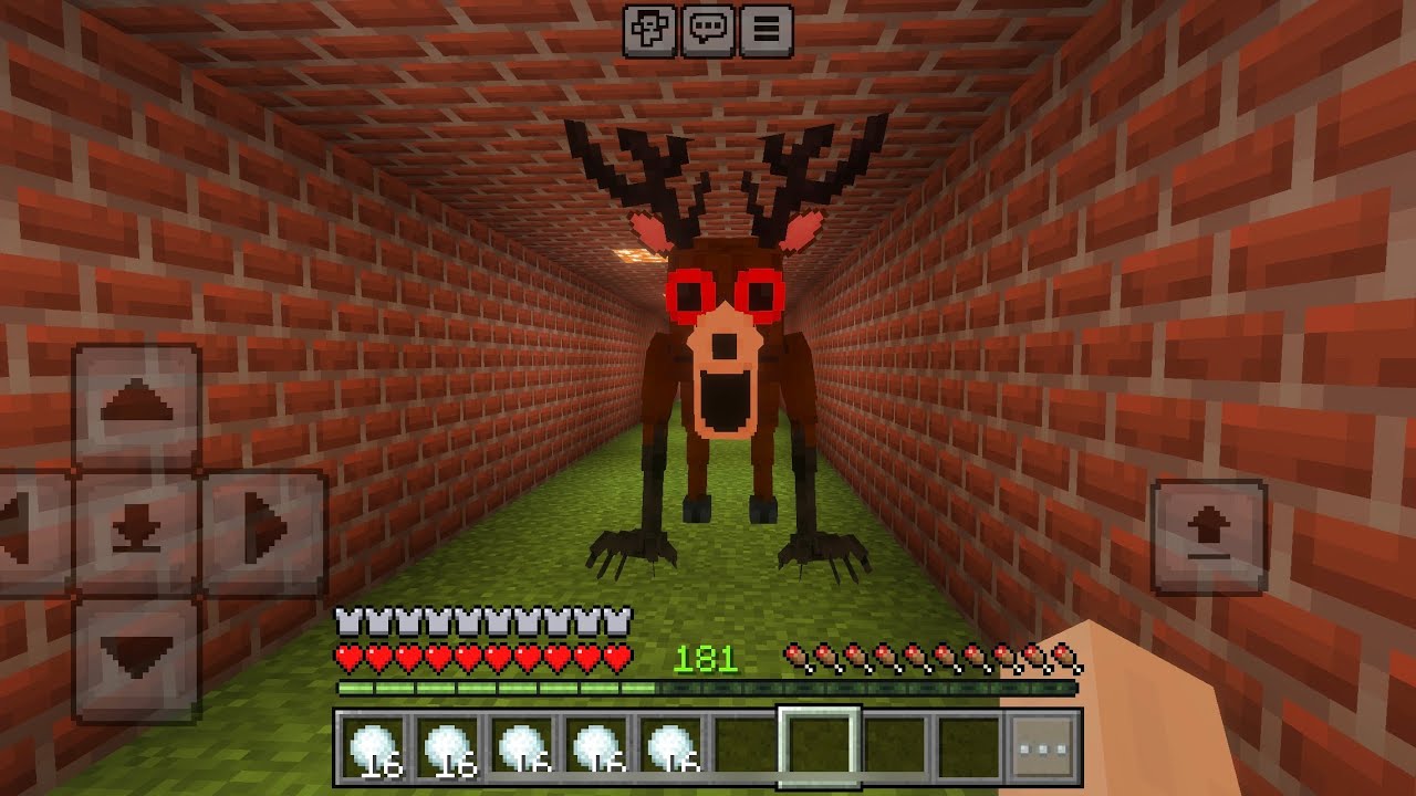 99 Nights in the Forest In Maze Mod in Minecraft PE