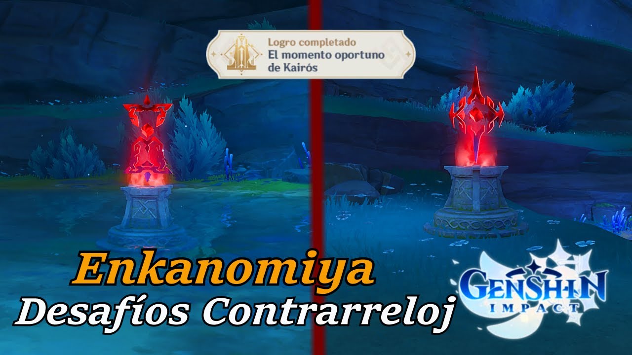 Genshin Impact Gameplay - Desafíos Contrarreloj Enkanomiya en Español