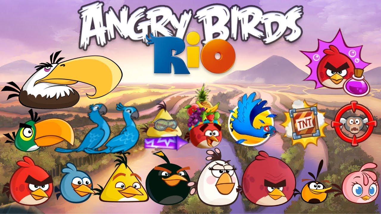 Angry Birds Rio - All Birds & Power-Ups Abilities Gameplay (Setembro de 2024)