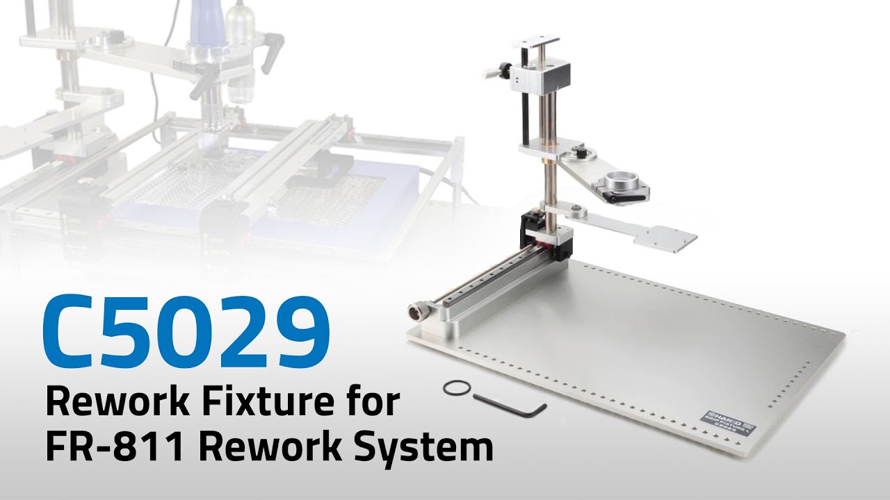 HAKKO C5029 Handpiece Rework Fixture for the FR-811 SMD Rework System — Video by American Hakko