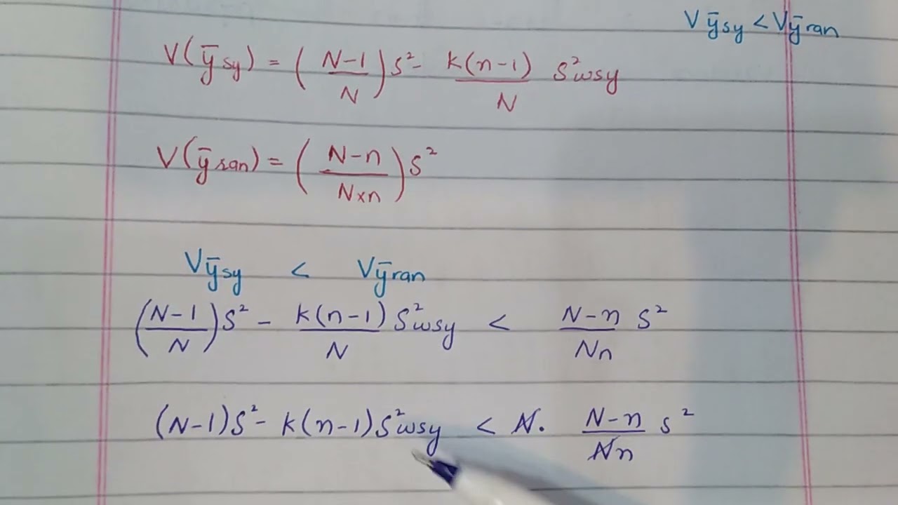 systematic sampling prove no. 2